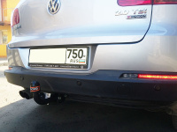 Фаркоп VW 23 для VOLKSWAGEN Tiguan 2007-2015, Автос, нагрузка 1500/75 кг. С подрезкой бампера от магазина ФаркопРос